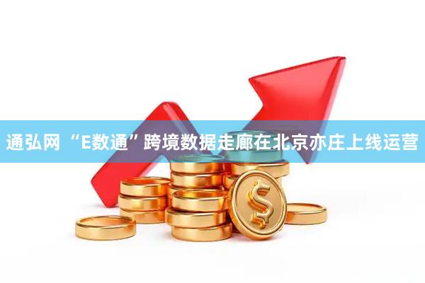 通弘网 “E数通”跨境数据走廊在北京亦庄上线运营